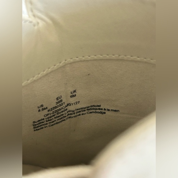 DKNY 8.5M Off White Tizz Embellished Pointed Toe Ankle Booties WESTERN SUEDE - Picture 13 of 15